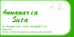 annamaria suta business card